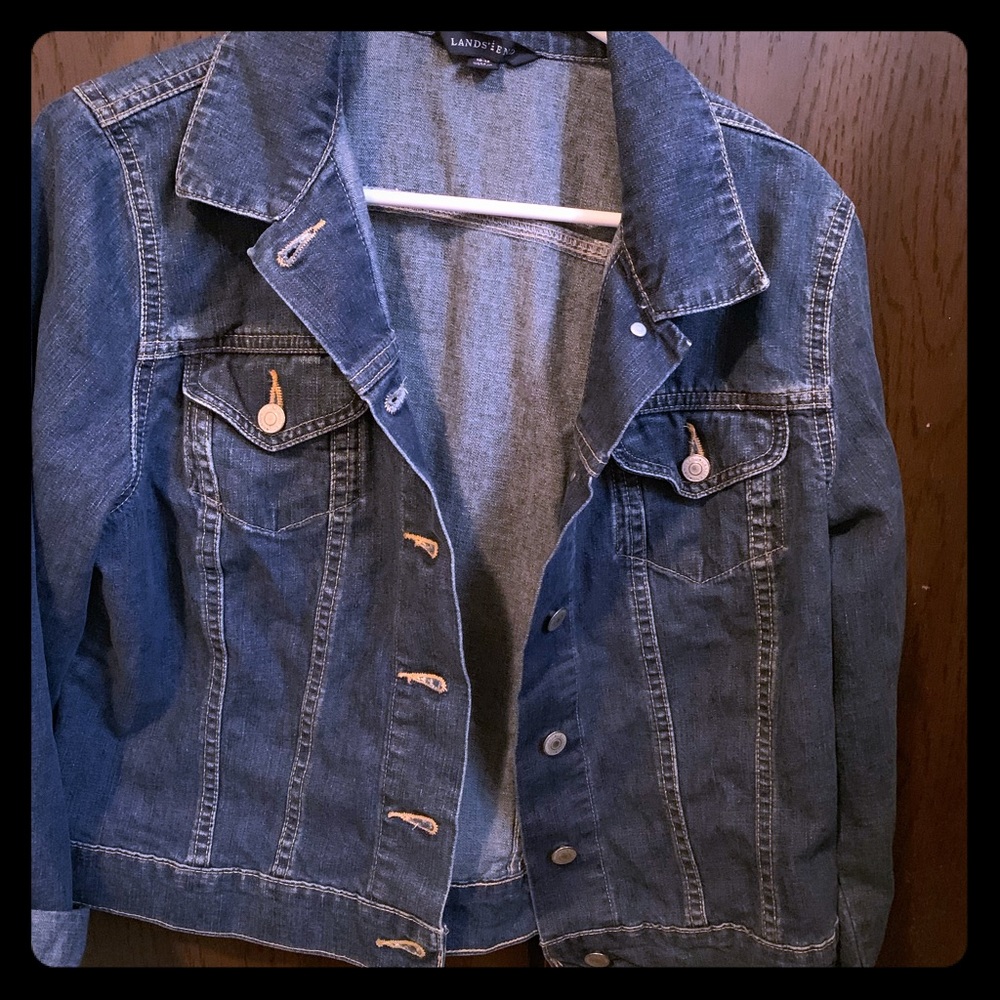 Lands End denim jacket